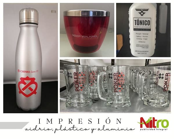 Impresión en Envases de Vidrio, Plástico y Aluminio